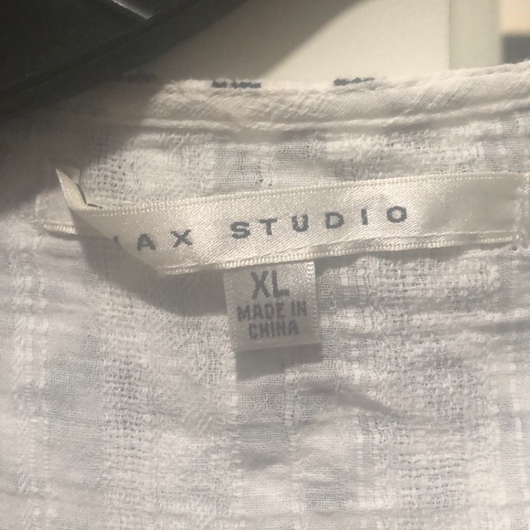 Nwot max studio embroidered cotton tunic xl - Picture 3 of 7